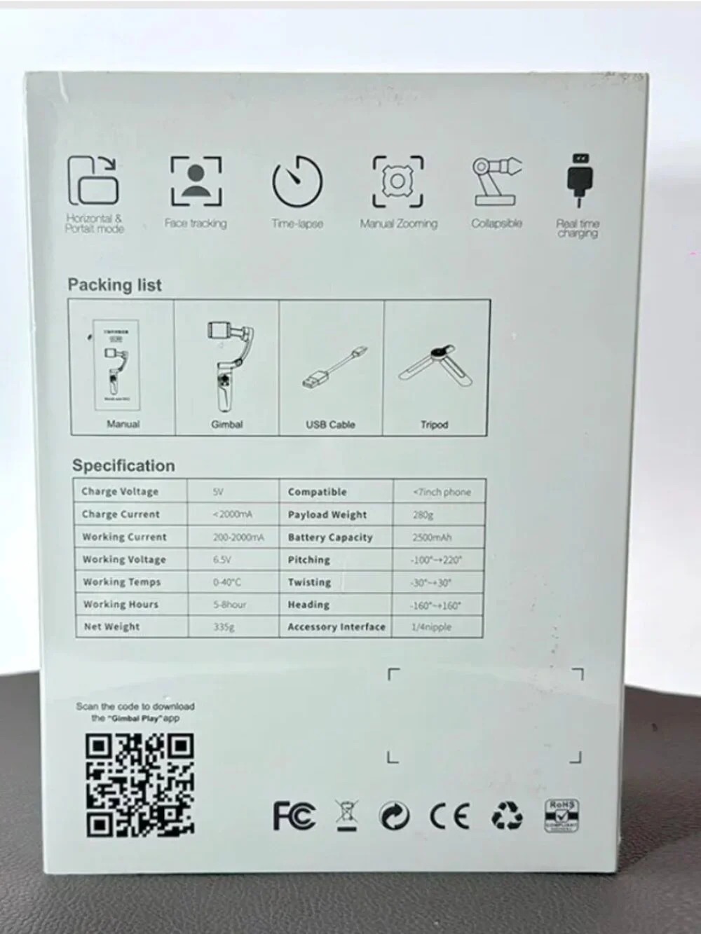 NEW 3-AXIS Merak One Smartphone Stabilizer Phone